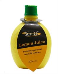Sunita Sunita Lemon Juice 200ml