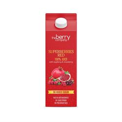 The Berry Company Superberries Red Juice 1L 100% Range
