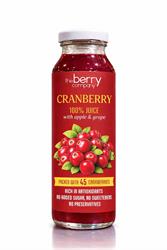 The Berry Company Cranberry Juice Glass Bottle 250ml
