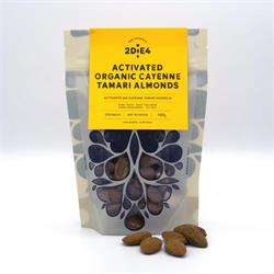 2DiE4 Live Foods 2DiE4 Activated Organic Cayenne Tamari Almonds 100g