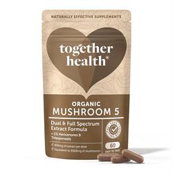 Together Health Together Organic Mushroom 5 Complex 60 Capsules

60 Capsules