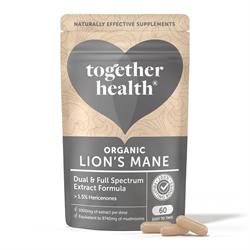 Together Health Together Organic Lion's Mane Dual Extract Mushroom 60 capsules