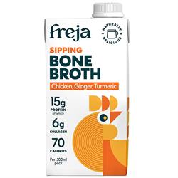 Freja Freja Sipping Bone Broth Chicken Ginger & Turmeric 500ml