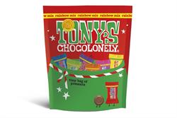 Tonys Chocolonely Tony's Chocolonely Tiny Tony's Xmas Pouch 126g