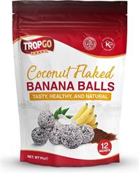 Tropgo Foods Tropgo Banana Balls with Coconut Flakes 12pcs 60g