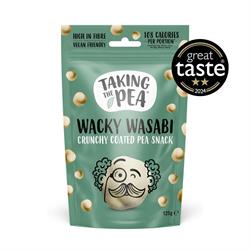 Taking the Pea Taking The Pea Wacky Wasabi Flavoured Crunchy Coated Pea Snack 125g