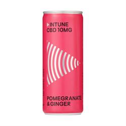 Intune Intune Pomegranate & Ginger 10mg Natural CBD Drink 250ml