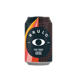 BRULO BRULO Five Fruit Gose Alcohol Free Beer 0.5% ABV 24x330ml
