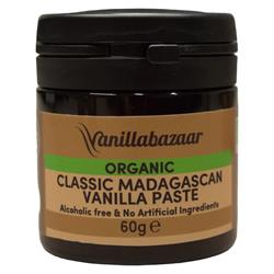 Vanilla Bazaar Vanillabazaar Organic Madagascan Alcohol Free Vanilla Paste 60g