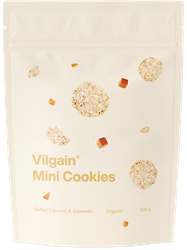 Vilgain Vilgain Organic Mini Cookies Caramel 100g