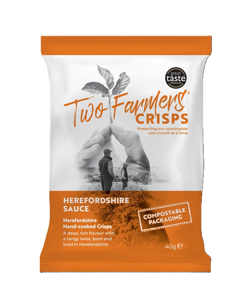 Two Farmers Crisps Two Farmers Herefordshire Sauce Crisps 40g