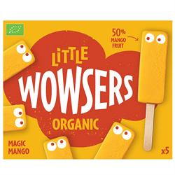Wowsers Organic Little Magic Mango Ice Cream Lollies 5x65ml