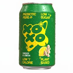 XOXO SODA XOXO Ginger & Lemon Prebiotic Soda 330ml