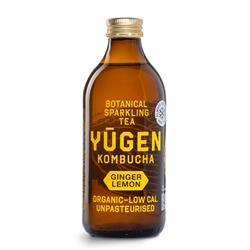 Yugen FREE Yugen Kombucha Organic Ginger Lemon 325ml Bottle