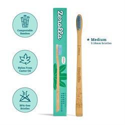 Zerolla Zerolla Eco Bamboo Toothbrush & Biobased Bristles Medium