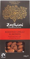 Zaytoun Fairtrade Chilli Almonds 140g