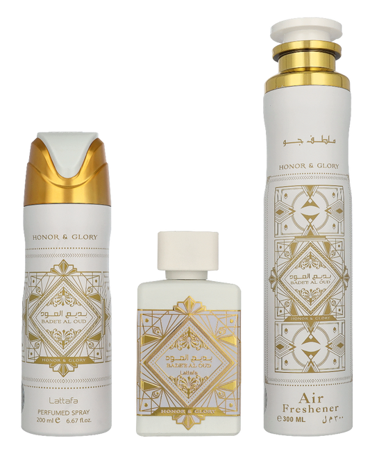 Lattafa Badee Al Oud Honor & Glory Giftset 600 ml