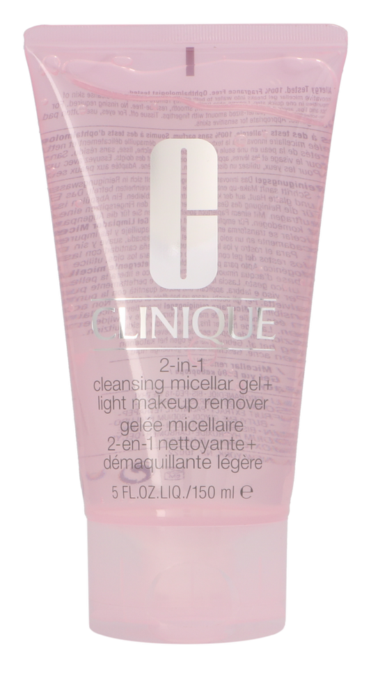 Clinique 2-In1 Cleans. Mic. Gel+Light Makeup Rem. 150 ml