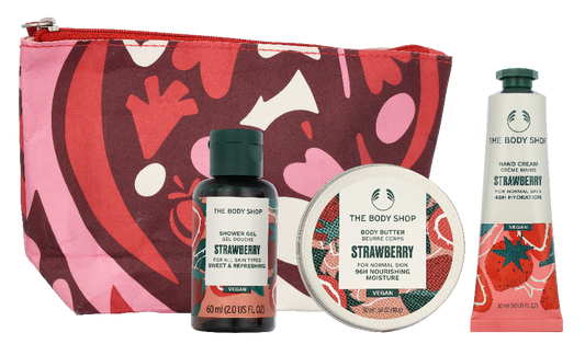 The Body Shop G2 Beauty Bag Strawberry Giftset 140 ml