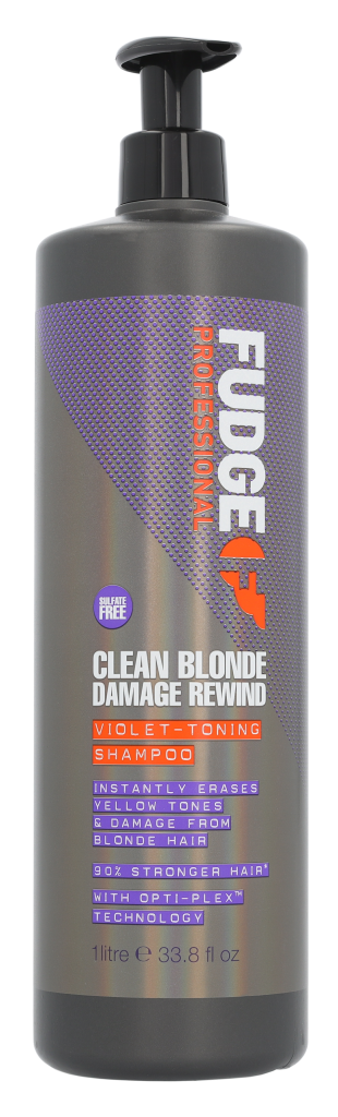 Fudge Clean Blonde Damage Rewind Violet-Toning Shampoo 1000 ml