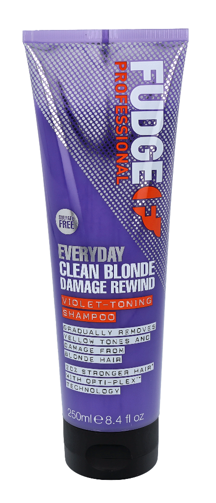 Fudge Clean Blonde Damage Rewind Violet-Toning Shampoo 250 ml