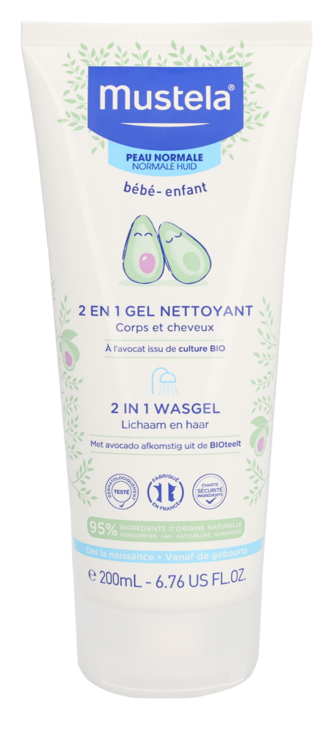 Mustela 2-In-1 Cleansing Gel 200 ml