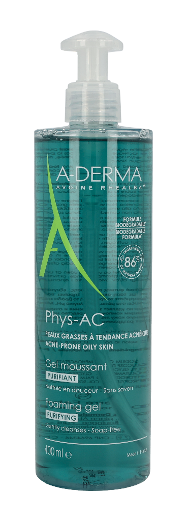 A-Derma Phys-AC Purifying Foaming Gel 400 ml