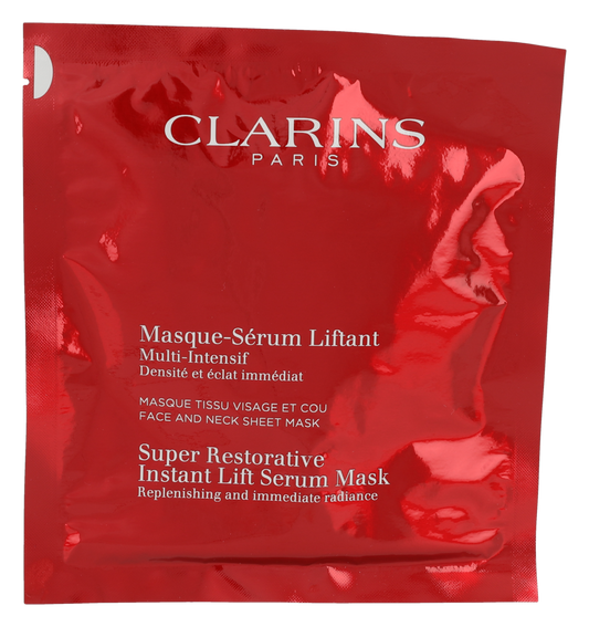 Clarins Super Restorative Instant Lift Serum Mask 5 piece