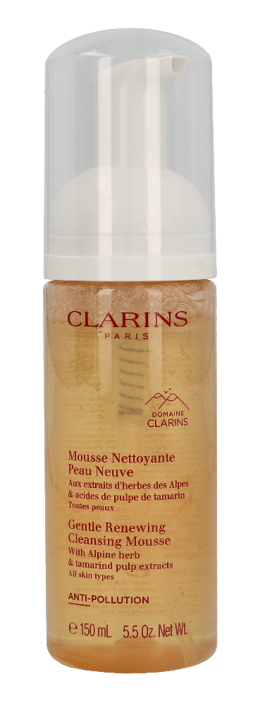 Clarins Gentle Renewing Cleansing Mousse w/Pump 150 ml