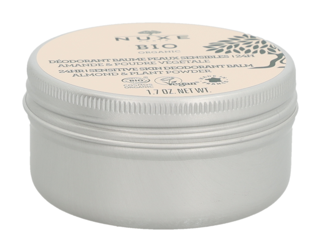 Nuxe Bio Organic 24H Sensitive Skin Deodorant Balm 50 g