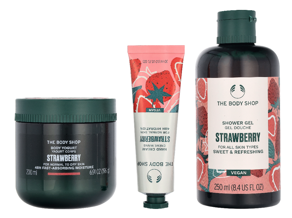 The Body Shop G3 Small Strawberry Giftset 140 ml