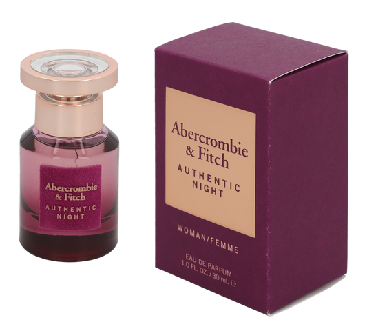 Abercrombie & Fitch Authentic Night Women Edp Spray 30 ml