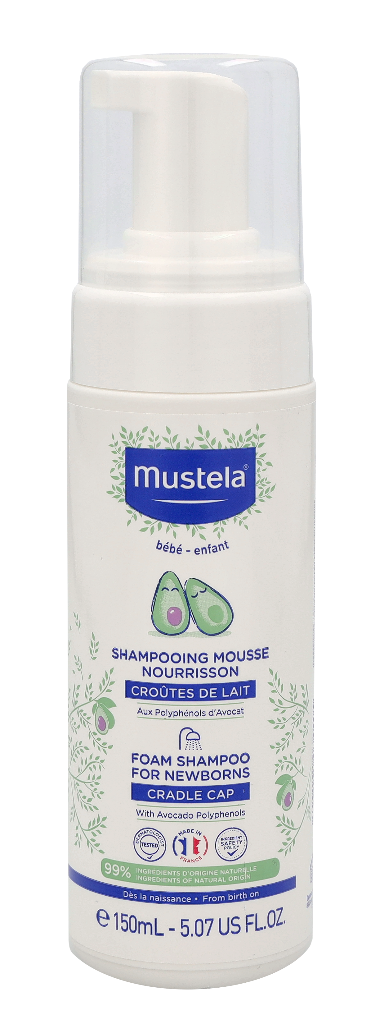 Mustela Foam Shampoo For Newborns 150 ml