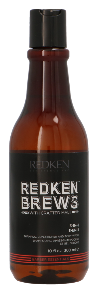 Redken Brews 3 In 1 Shampoo Conditioner Body Wash 300 ml