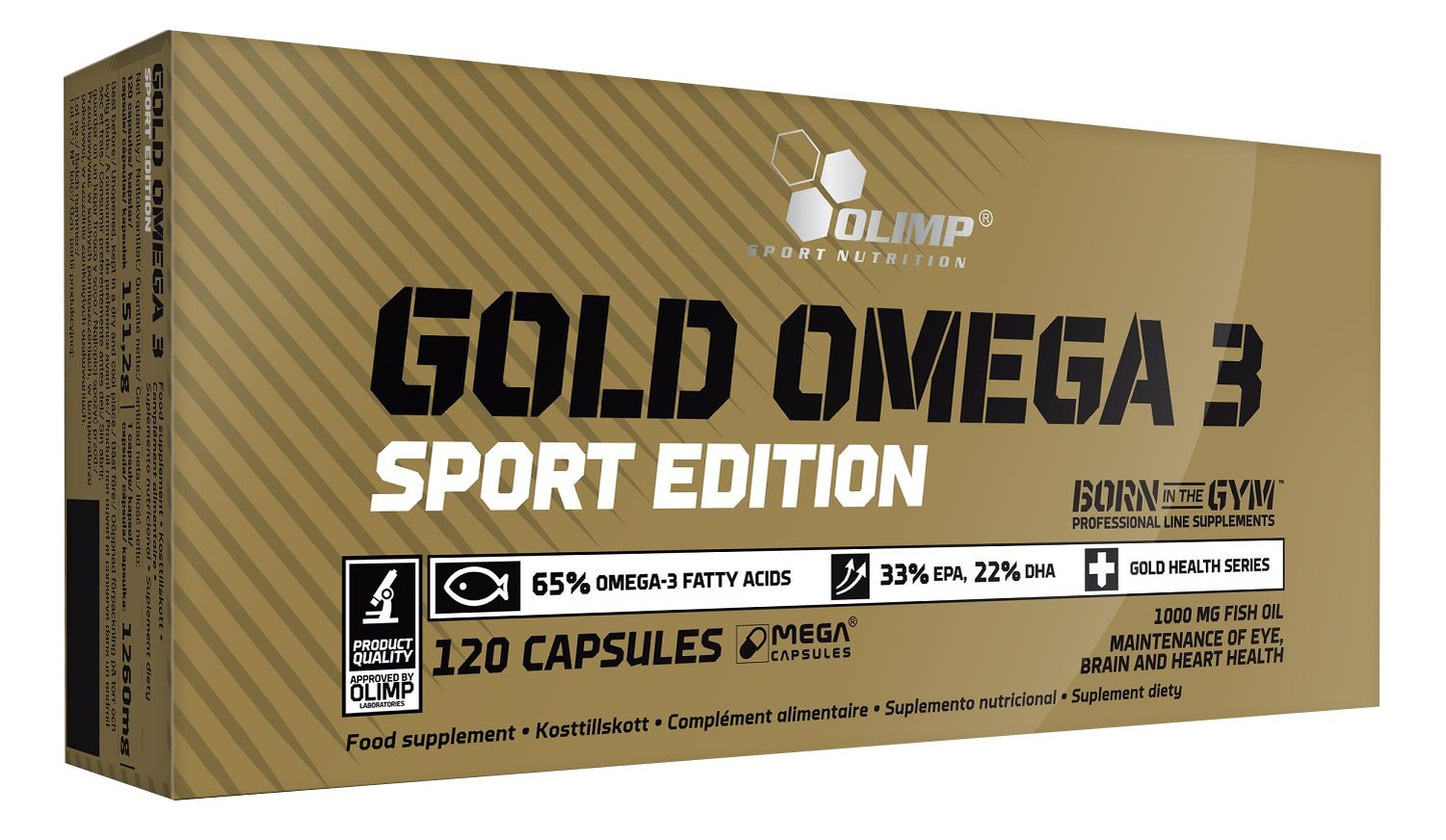 Olimp Nutrition: Gold Omega 3, Sport Edition - 120 caps