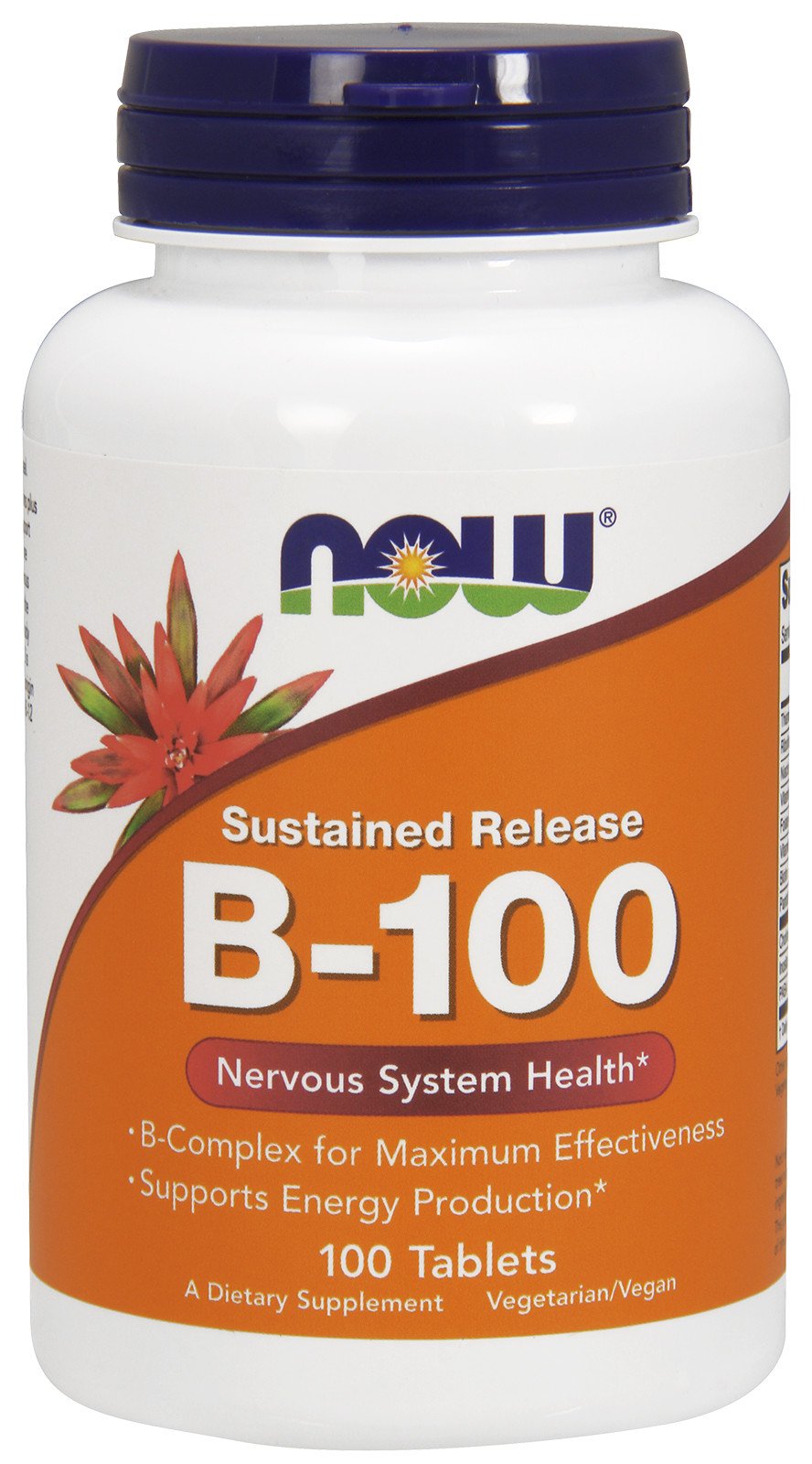 NOW Foods: Vitamin B-100 Sustained Release - 100 tabs