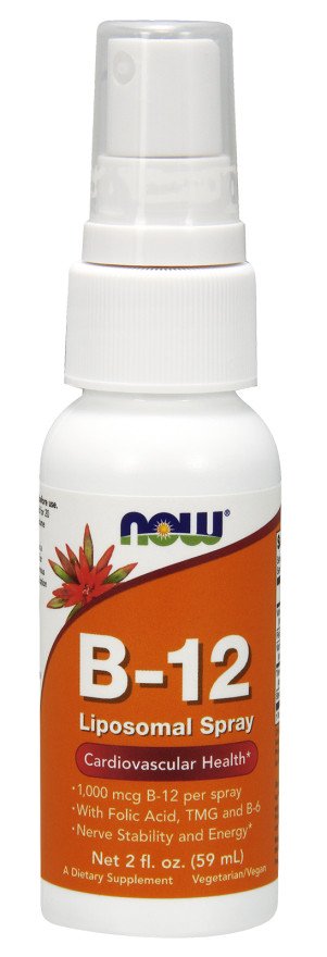 NOW Foods: Vitamin B-12, Liposomal Spray - 59 ml.