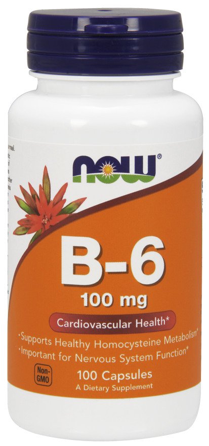 NOW Foods: Vitamin B-6, 100mg - 100 caps