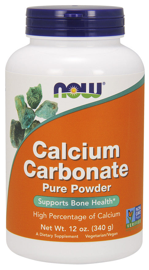 NOW Foods: Calcium Carbonate, Pure Powder - 340g