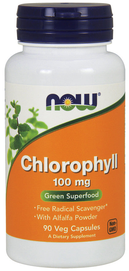 NOW Foods: Chlorophyll, 100mg - 90 vcaps