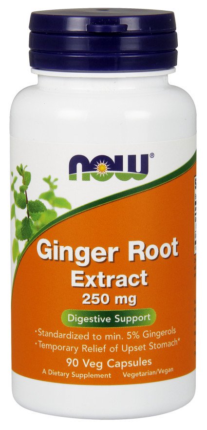 NOW Foods: Ginger Root Extract, 250mg - 90 vcaps