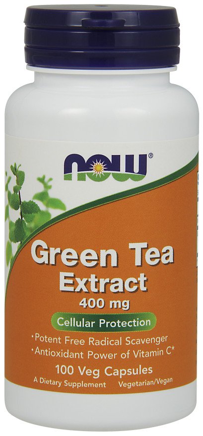 NOW Foods: Green Tea Extract, 400mg - 100 vcaps