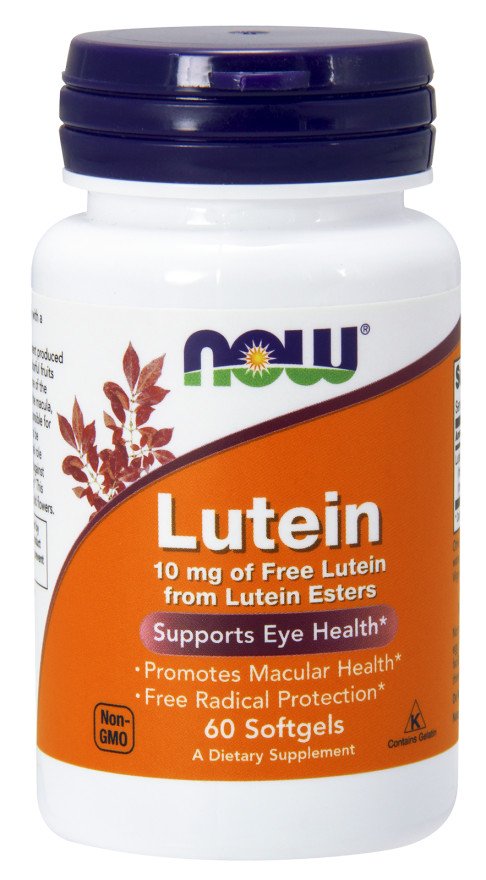 NOW Foods: Lutein, 10mg - 60 softgels