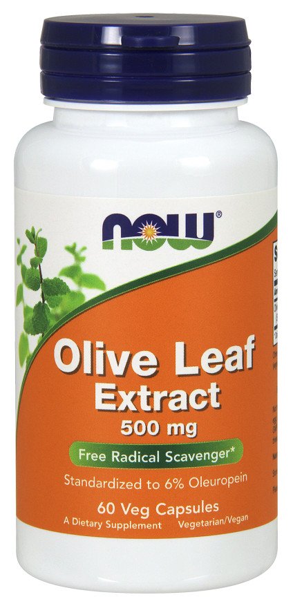 NOW Foods: Olive Leaf Extract, 500mg - 60 vcaps