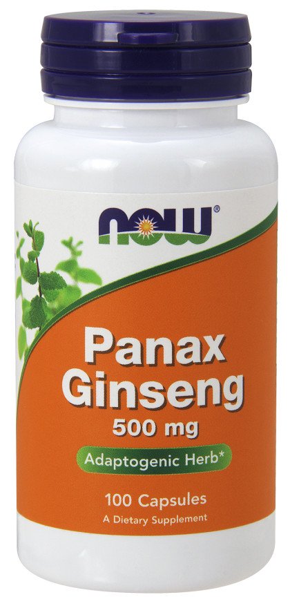 NOW Foods: Panax Ginseng, 500mg - 100 caps