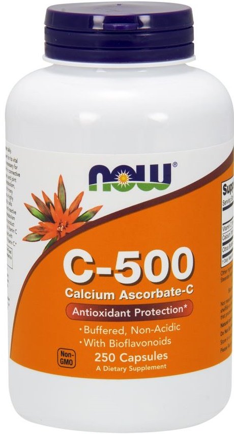 NOW Foods: Vitamin C-500 Calcium Ascorbate-C - 250 caps