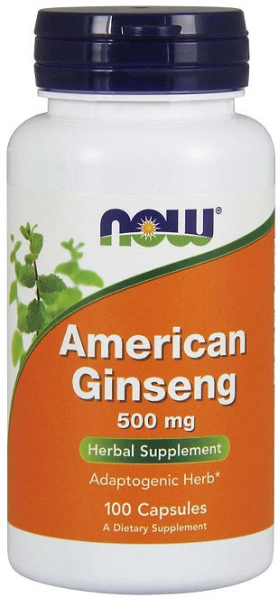 NOW Foods: American Ginseng, 500mg - 100 vcaps