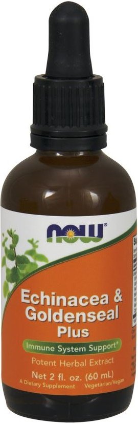 NOW Foods: Echinacea & Goldenseal Plus - 60 ml.