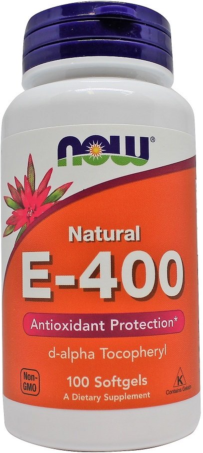 NOW Foods: Vitamin E-400, Natural - 100 softgels