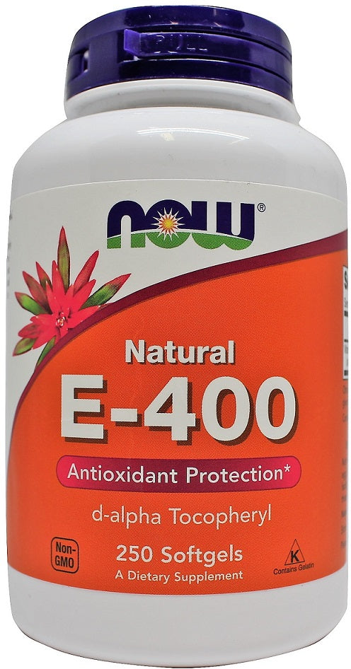 NOW Foods: Vitamin E-400, Natural - 250 softgels